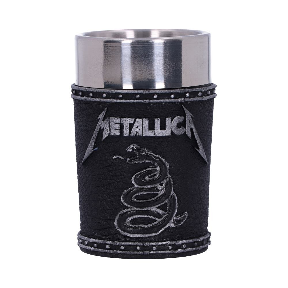 Nemesis Now Metallica - The Black Album Shot glass - Black